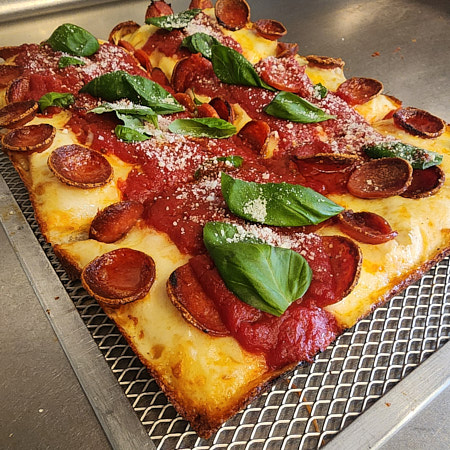 Authentic Detroit Style Pepperoni